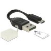 Delock Cable Micro USB OTG man > USB A man incl. M