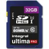 Integral 32GB SDHC Geheugenkaart UltimaPro UHS-I U1/Class 10